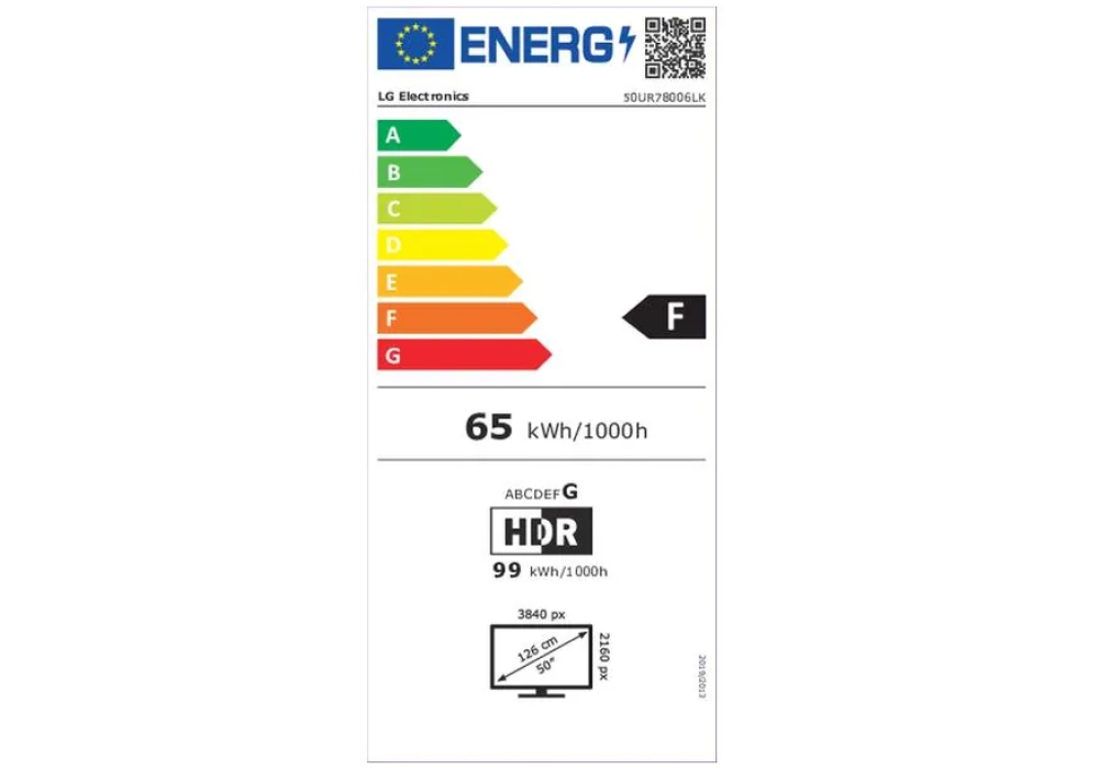 LG TV UHD UR78 50", 3840 x 2160 (Ultra HD 4K), LED-LCD