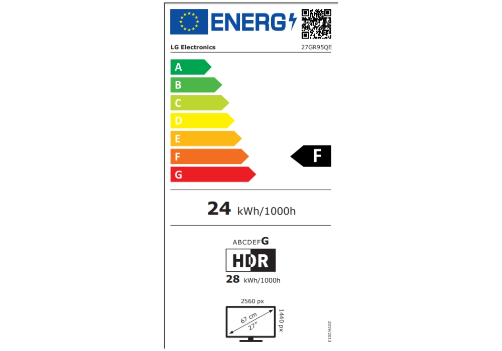 LG UltraGear OLED 27GR95QE-B