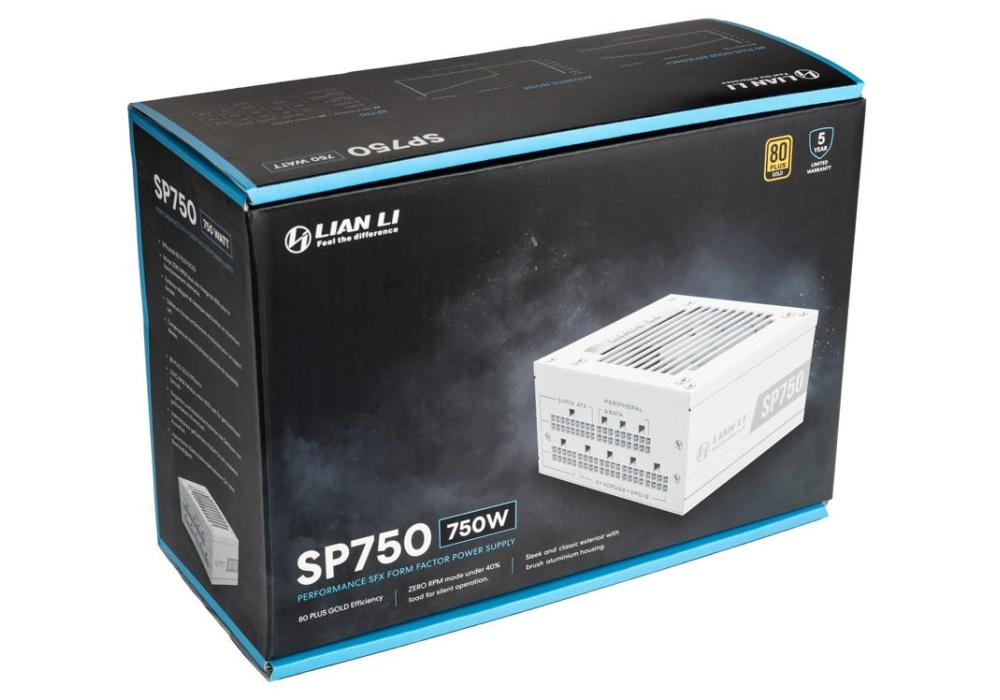 Lian Li Bloc d’alimentation SFX SP750W Blanc