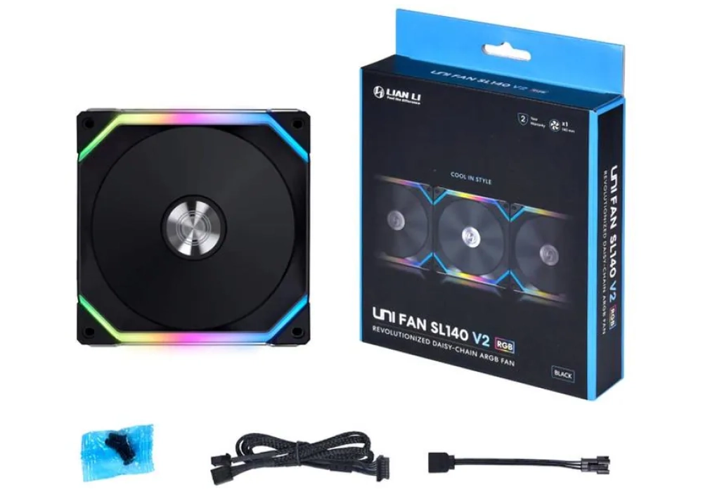 Lian Li UNI FAN SL140 V2 RGB PWM - 140mm (Noir)