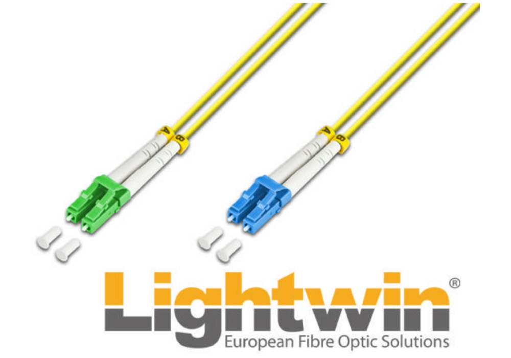 Lightwin Fibre Optic Cable Singlemode LC/APC-LC (Duplex) - 5m