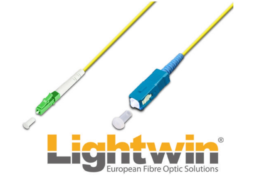 Lightwin Fibre Optic Cable Singlemode LC/APC-SC (Simplex) - 5m