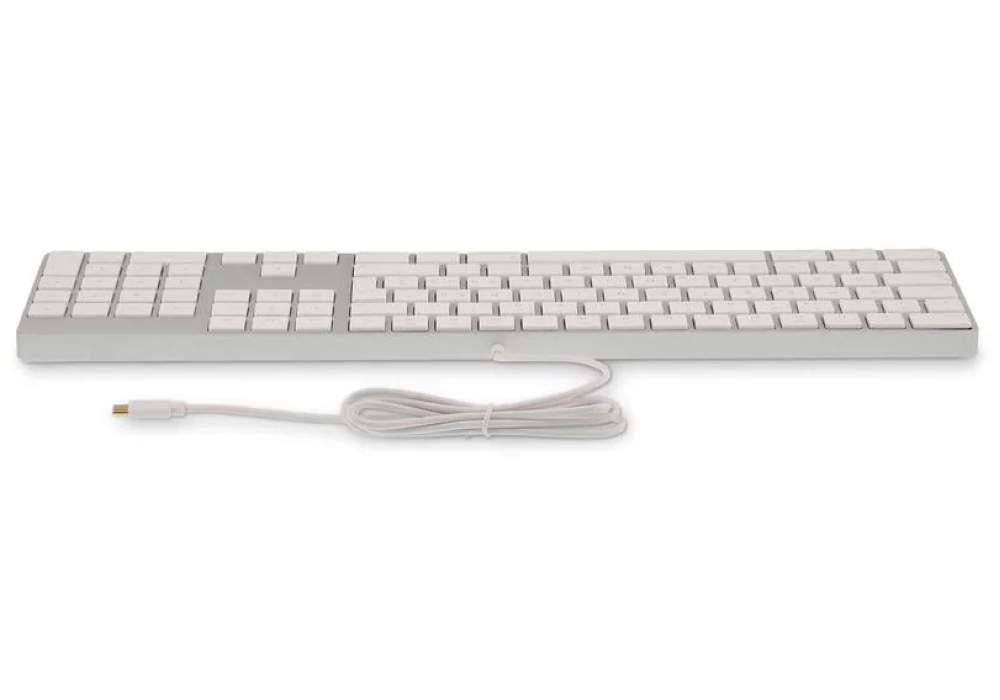 LMP Clavier KB-1843 Argent, disposition CH avec pavé numérique