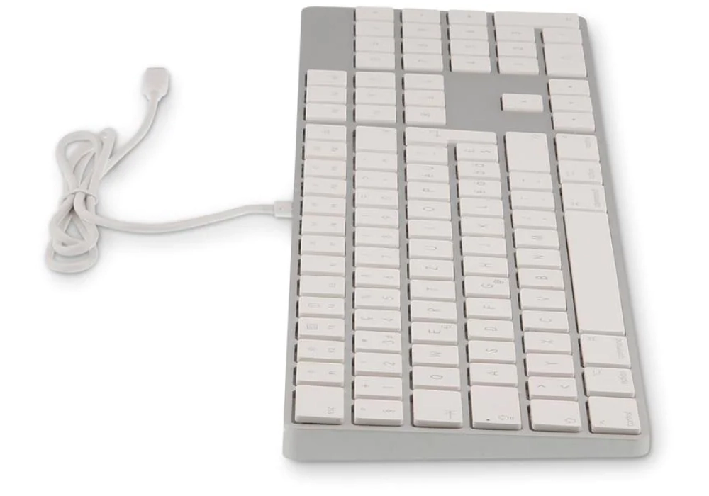 LMP Clavier KB-1843 Argent, disposition CH avec pavé numérique