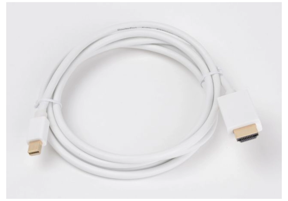 LMP Mini-DisplayPort - HDMI 2.0m - Blanc