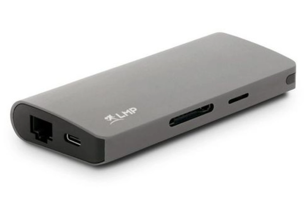 LMP USB-C Travel Dock (Space Gray)