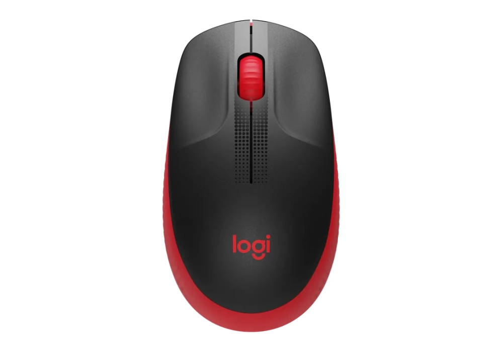 Logitech Full-size Wireless Mouse M190 (Red)