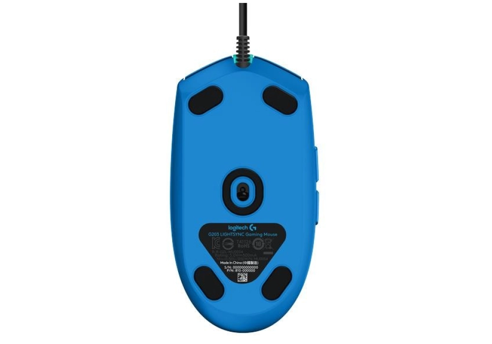 Logitech G203 Lightsync Gaming Mouse (Bleu)