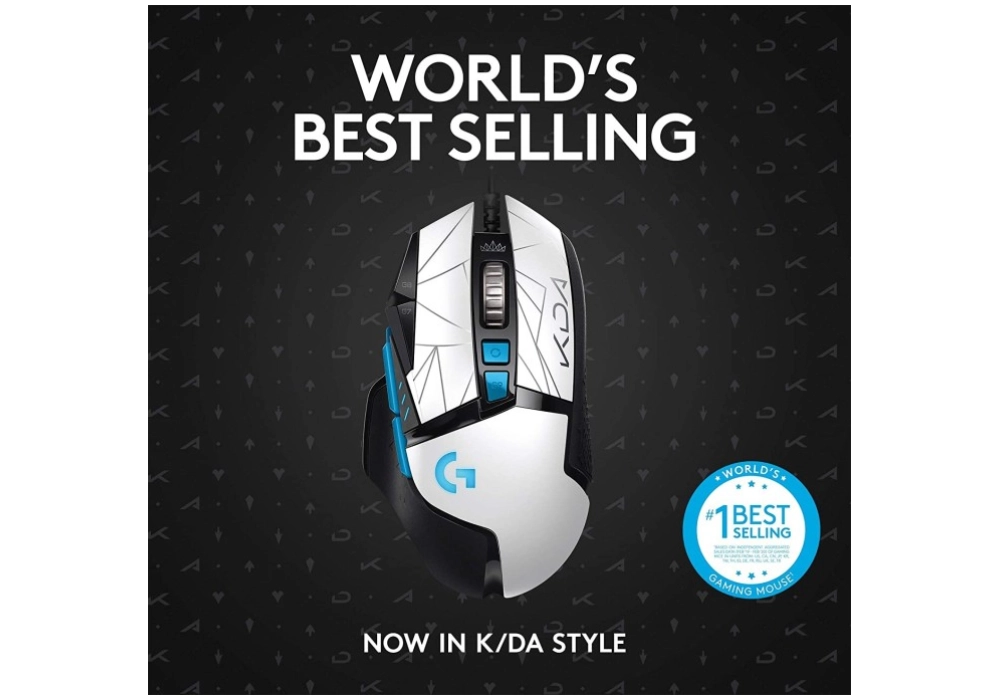 Logitech G502 HERO Gaming Mouse K/DA Edition