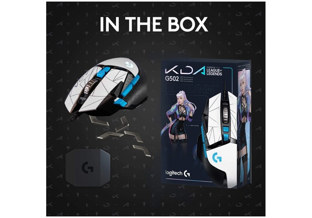 Logitech G502 HERO Gaming Mouse K/DA Edition