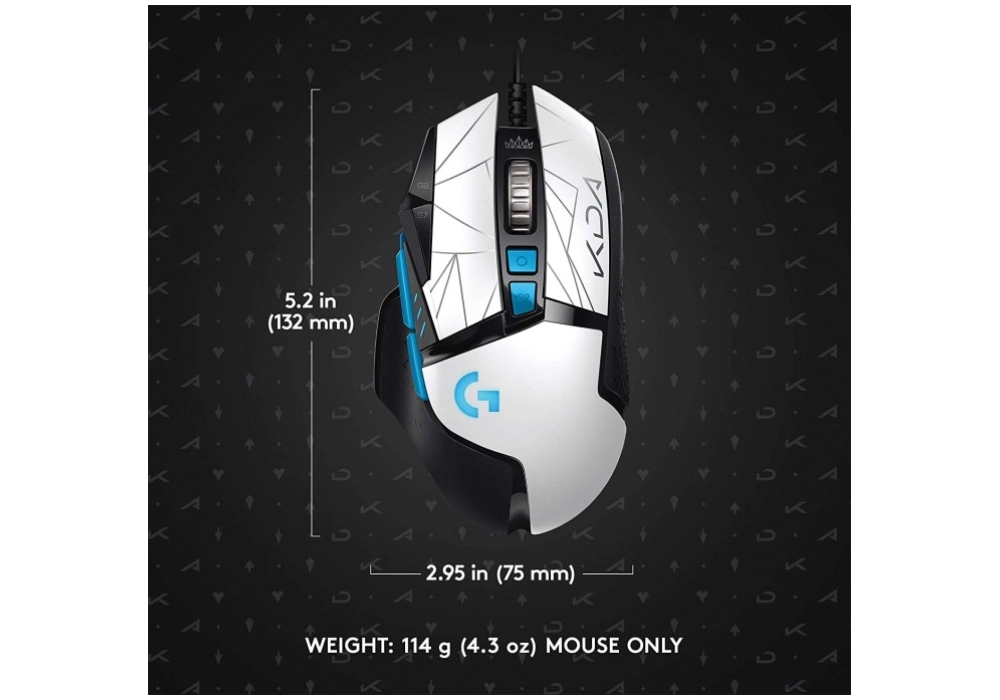 Logitech G502 HERO Gaming Mouse K/DA Edition