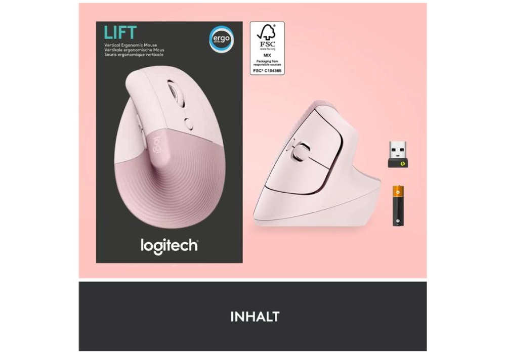 Logitech Lift (Rose)