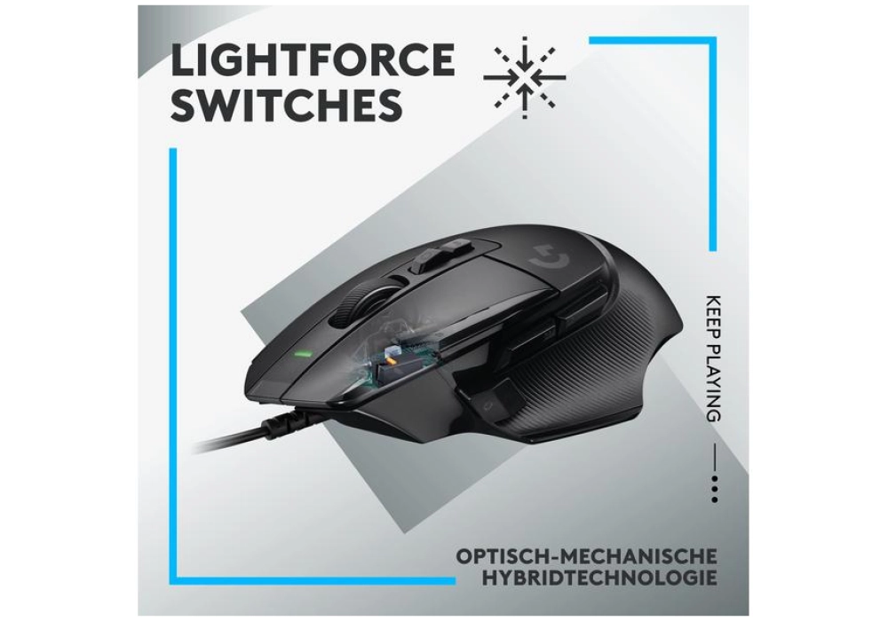 Logitech Mouse G502 X (Noir) 