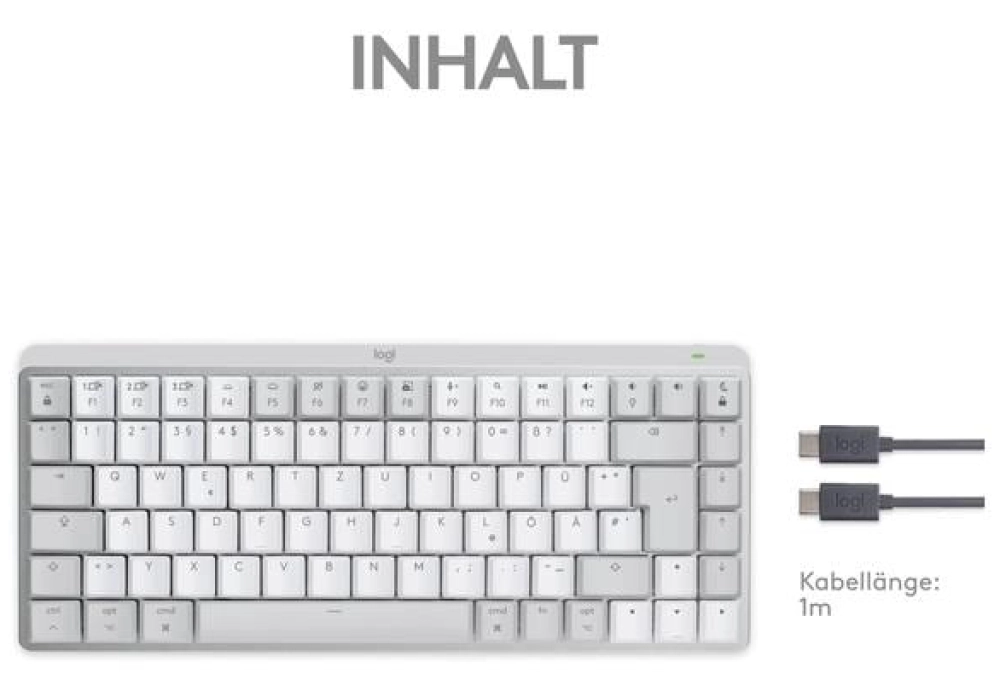 Logitech MX Mechanical Mini for Mac (Blanc - CH)