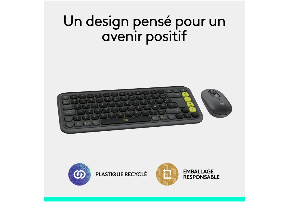 Logitech POP Icon Combo Graphite (CH Layout)