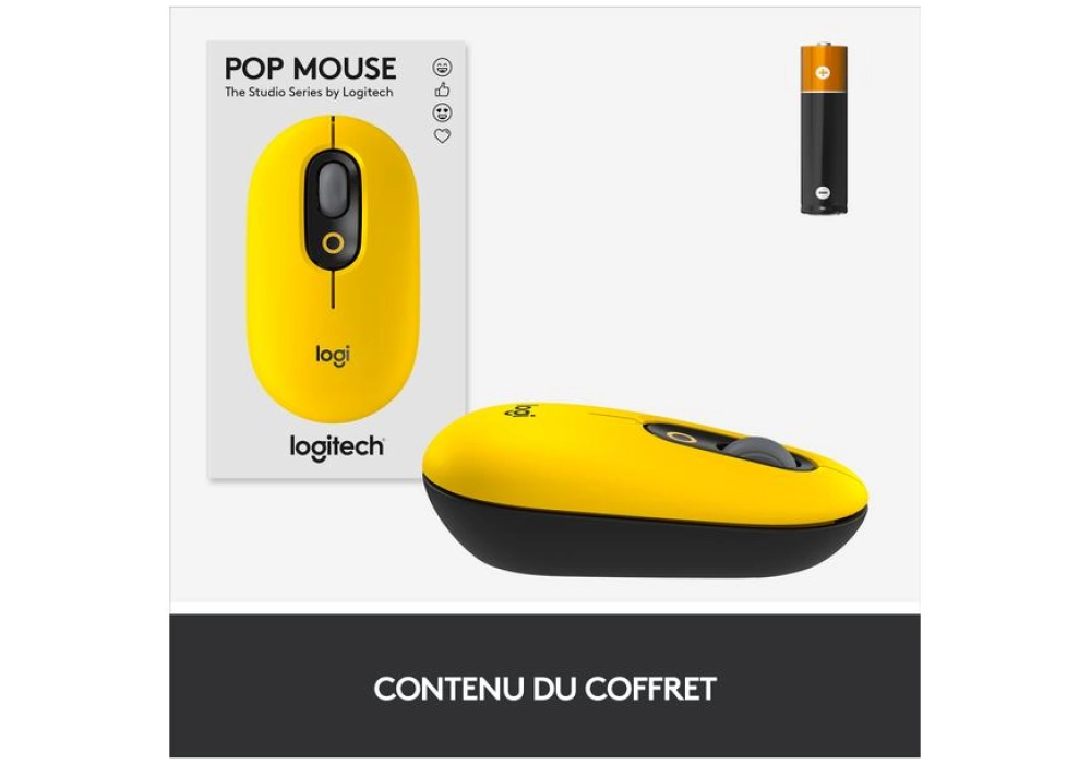 Logitech POP Mouse (Blast Yellow)