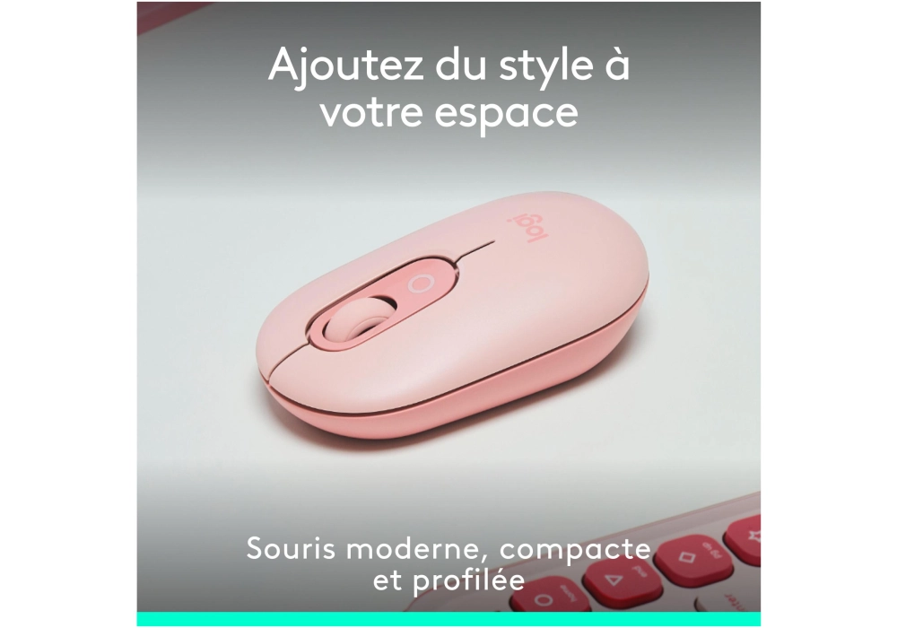 Logitech POP Mouse Rose