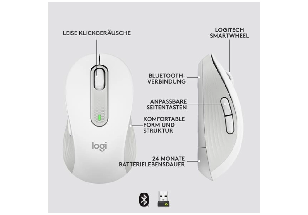 Logitech Signature M650 (Blanc)