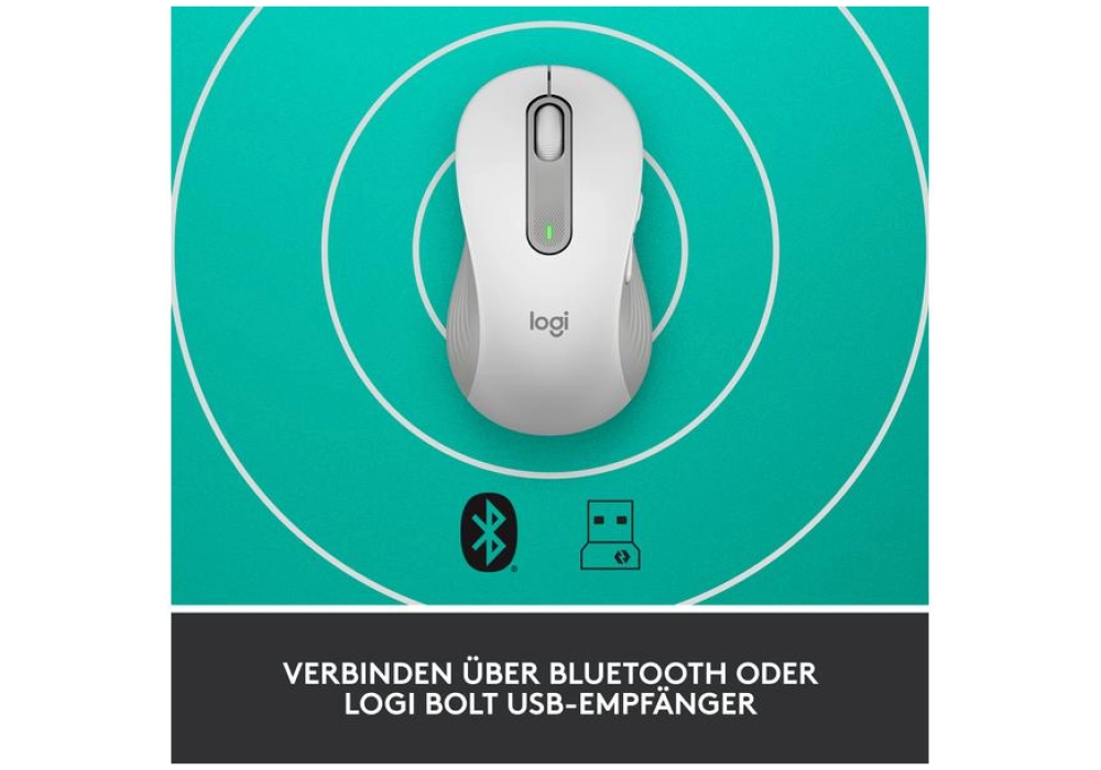 Logitech Signature M650 L Left (Blanc)