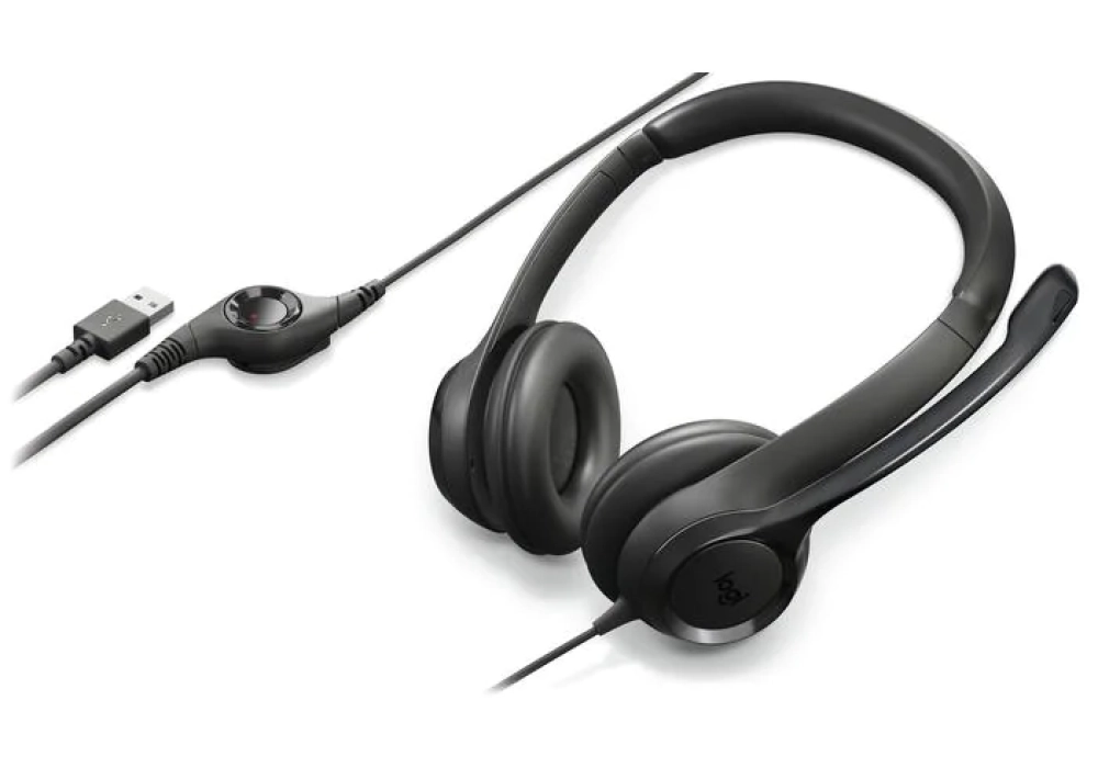 Logitech Stereo Headset H390 (Noir)