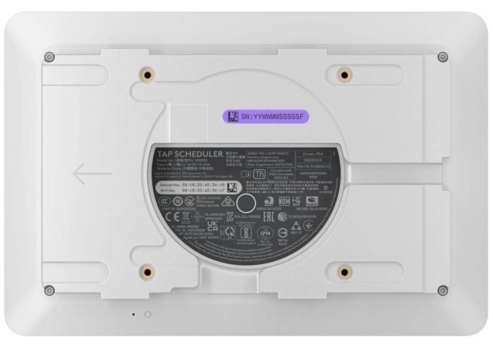 Logitech Tap Scheduler Blanc 10.1"