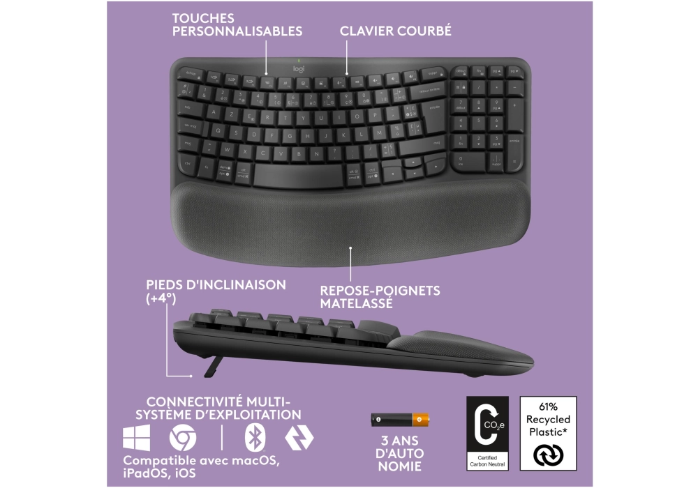 Logitech Wave Keys Graphite (CH)