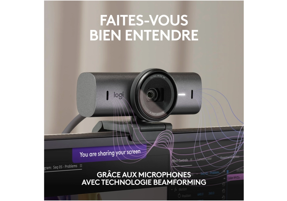 Logitech Webcam MX Brio 4K Graphite