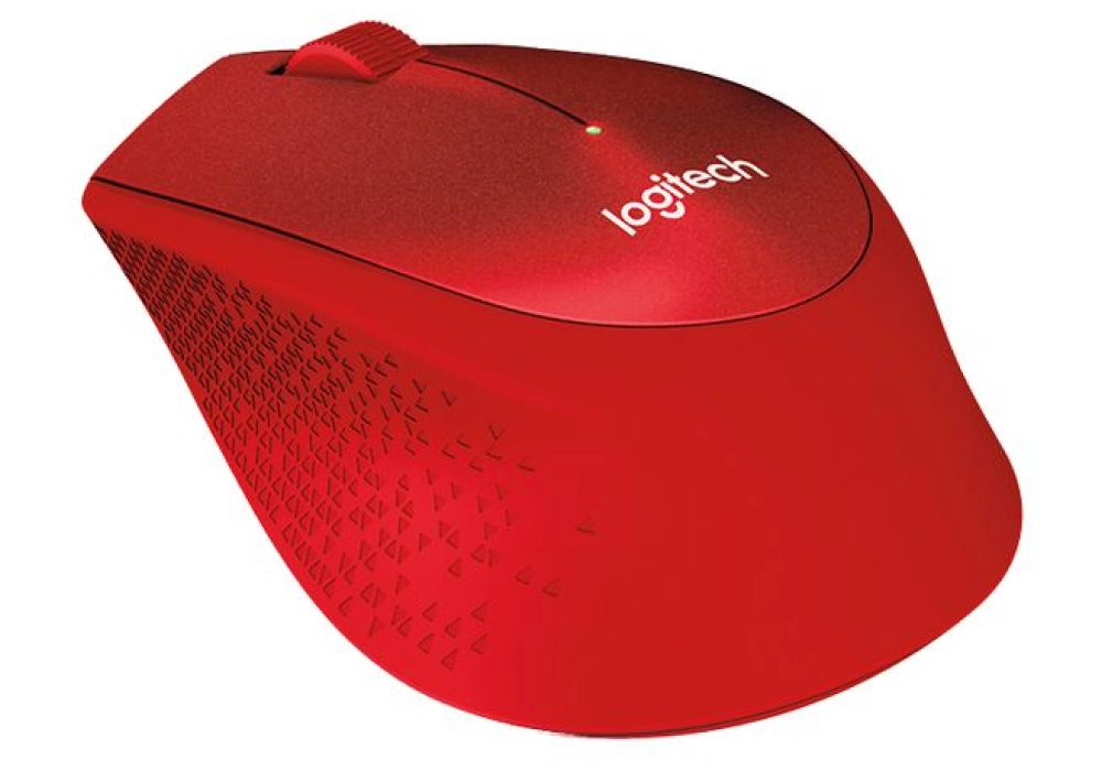 Logitech Wireless Mouse M330 Silent Plus (Red)