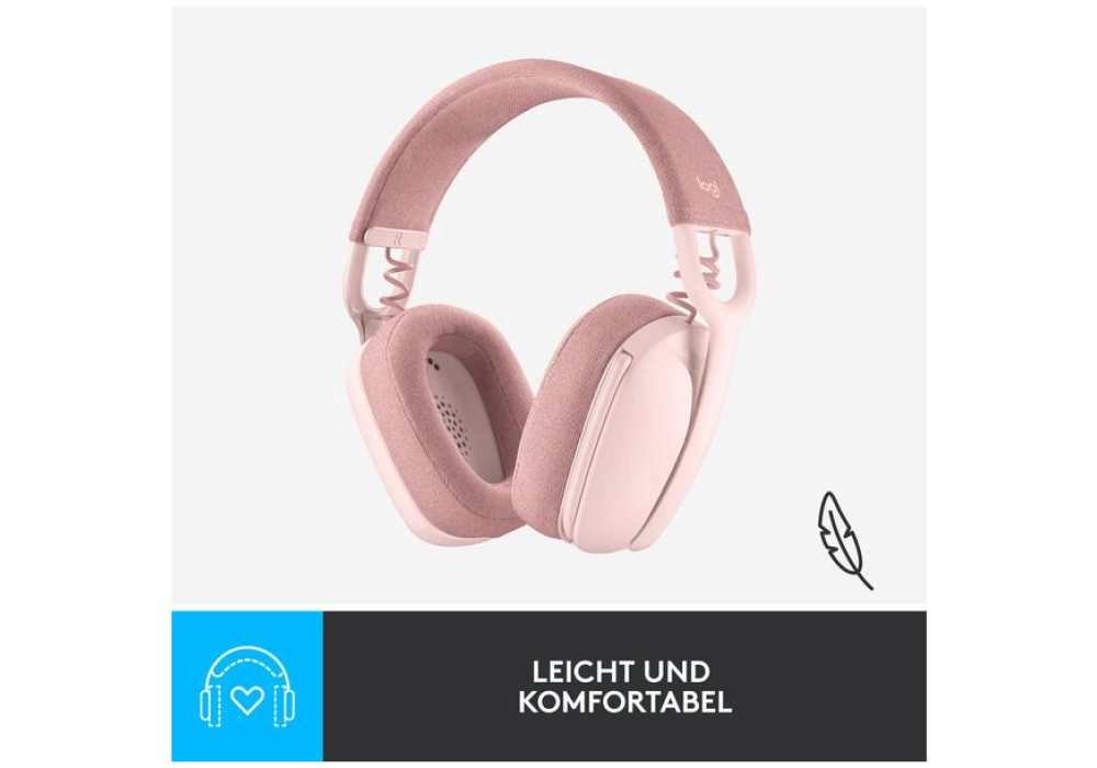 Logitech Zone Vibe 100 (Rose)