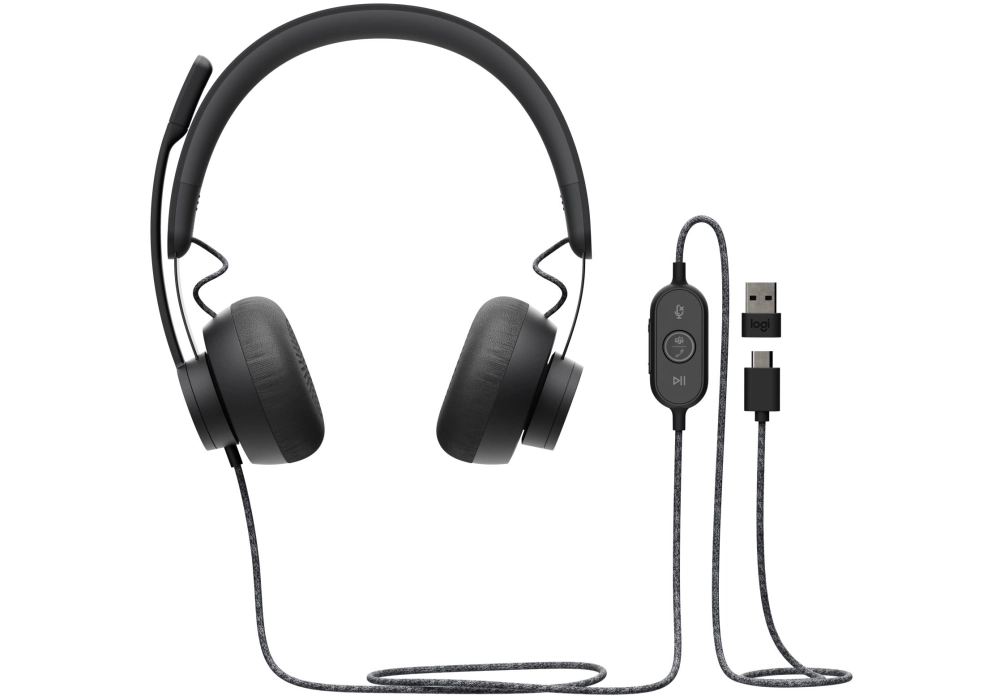 Logitech Zone Wired MS Headset 