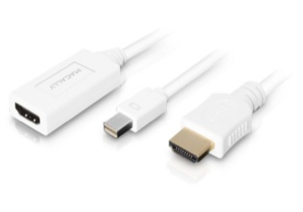 Macally Mini DisplayPort to HDMI combo cable