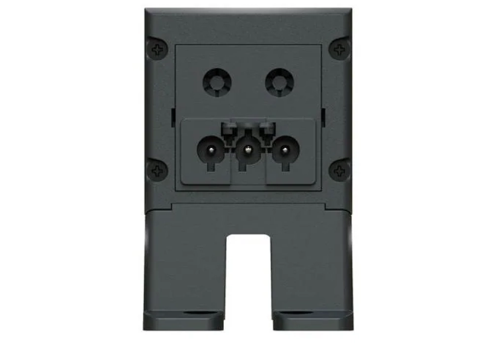 Max Hauri CUBO 2x T13, USB-A/C, module vide Noir