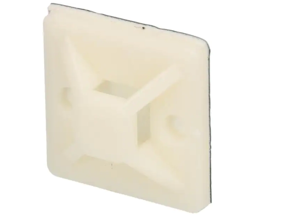 Max Hauri Socle de fixation Blanc 25 mm x 25 mm