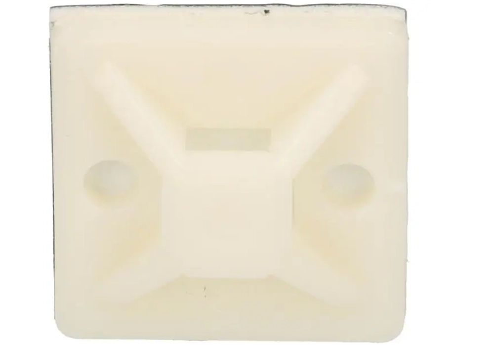 Max Hauri Socle de fixation Blanc 25 mm x 25 mm