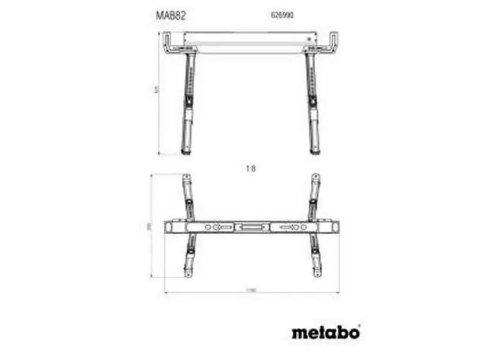 Metabo Châssis MAB 82