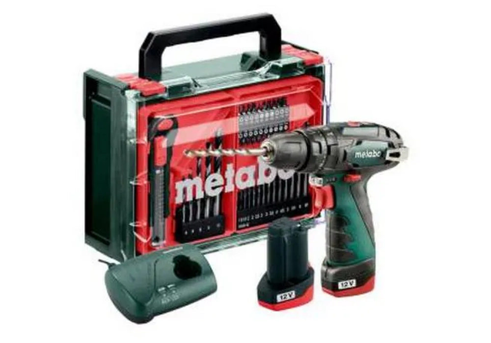 Metabo Perceuse-visseuse sans fil PowerMaxx SB Basic Set 2 x 2.0 Ah