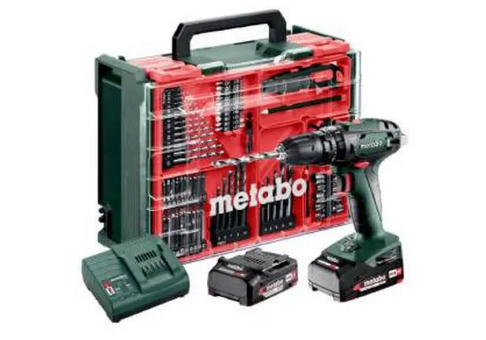 Metabo Perceuses à percussion sans fil SB 18 2 x 2.0 Ah