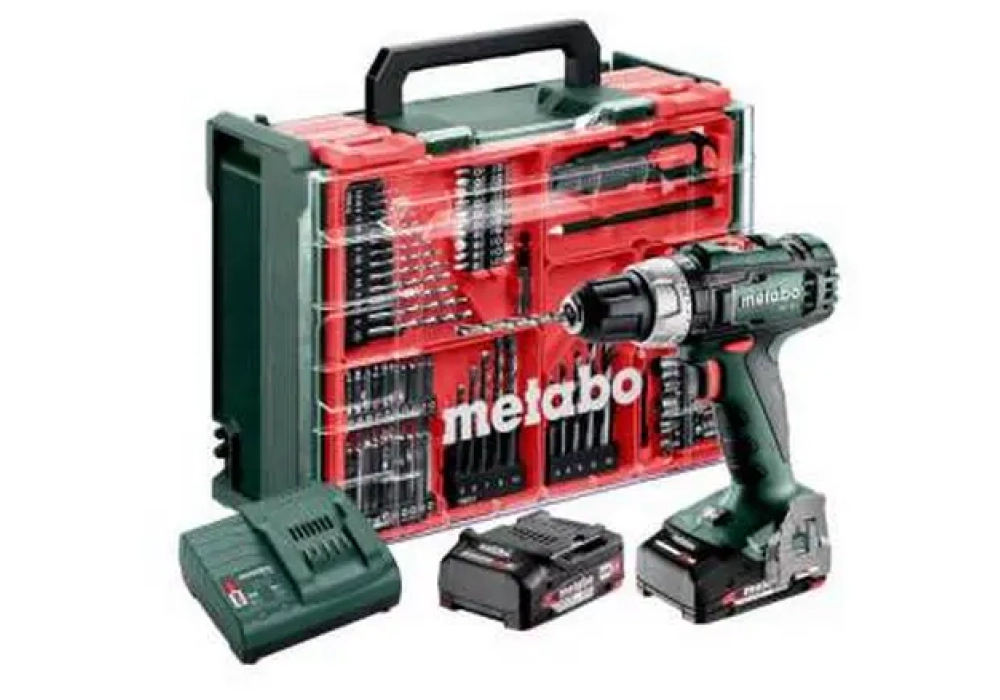 Metabo Perceuses à percussion sans fil SB 18 L 2 x 2.0 Ah