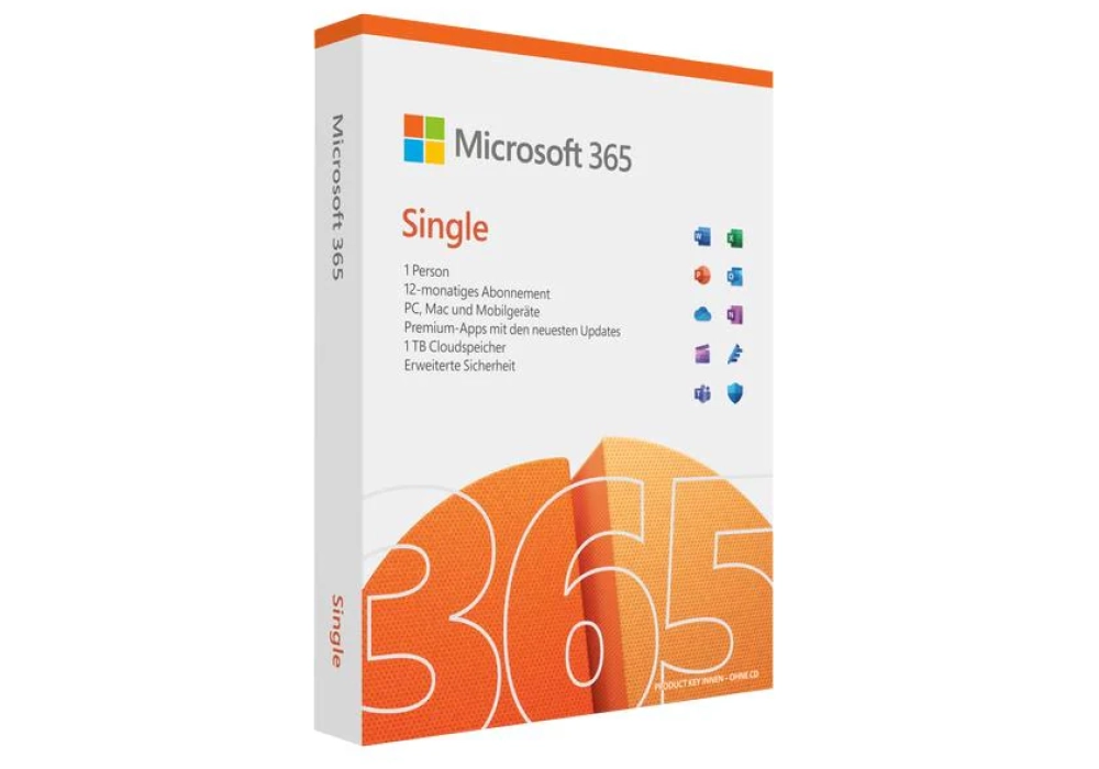 Microsoft 365 Personal Boîte, 1 Utilisateur, Anglais