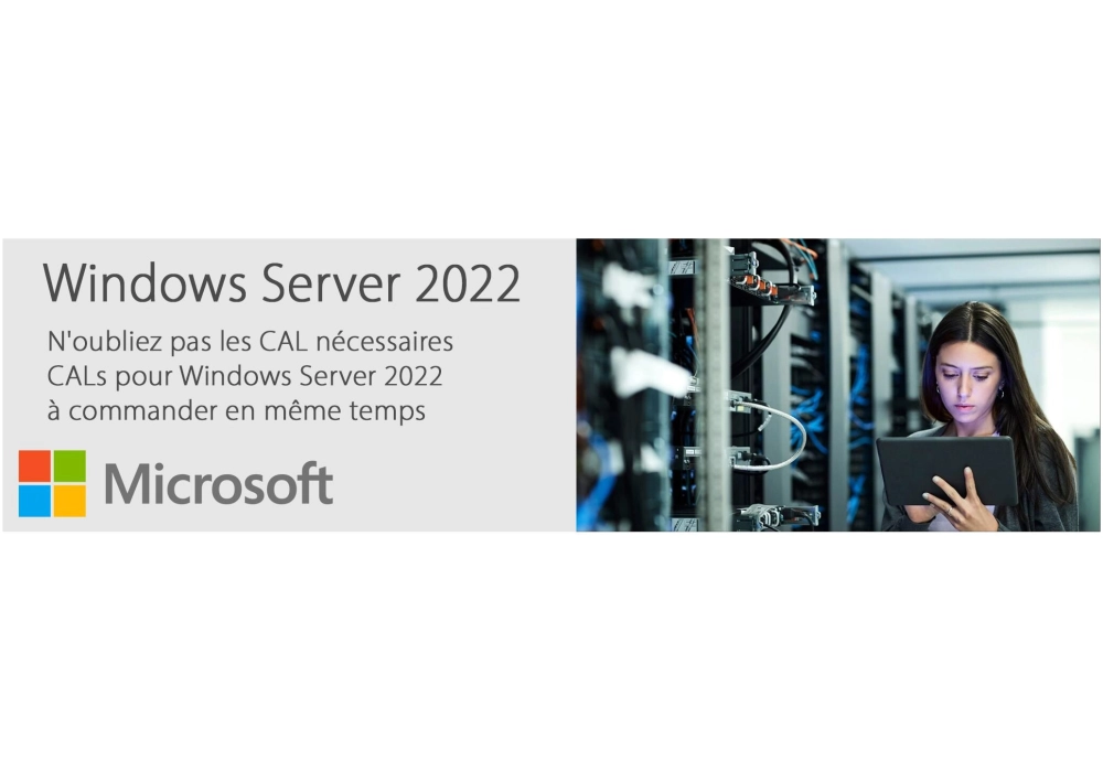 Microsoft Windows Server 2025 Standard 16 Core, OEM, allemand