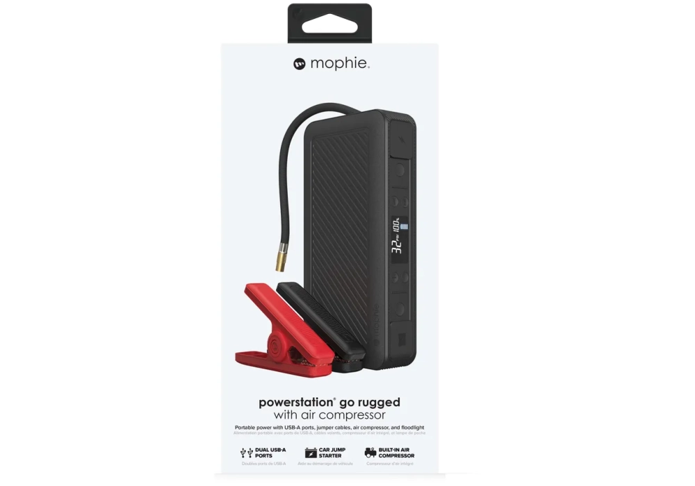 Mophie Powerstation Go Rugged + Air Compressor