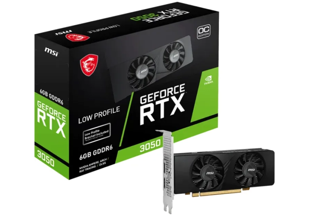 MSI GeForce RTX 3050 LP 6G OC