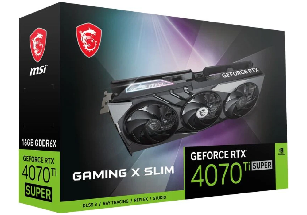 MSI GeForce RTX 4070 Ti Super Gaming X Slim