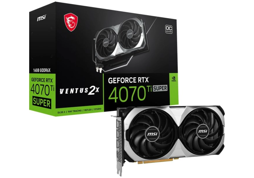 MSI GeForce RTX 4070 Ti Super Ventus 2X OC