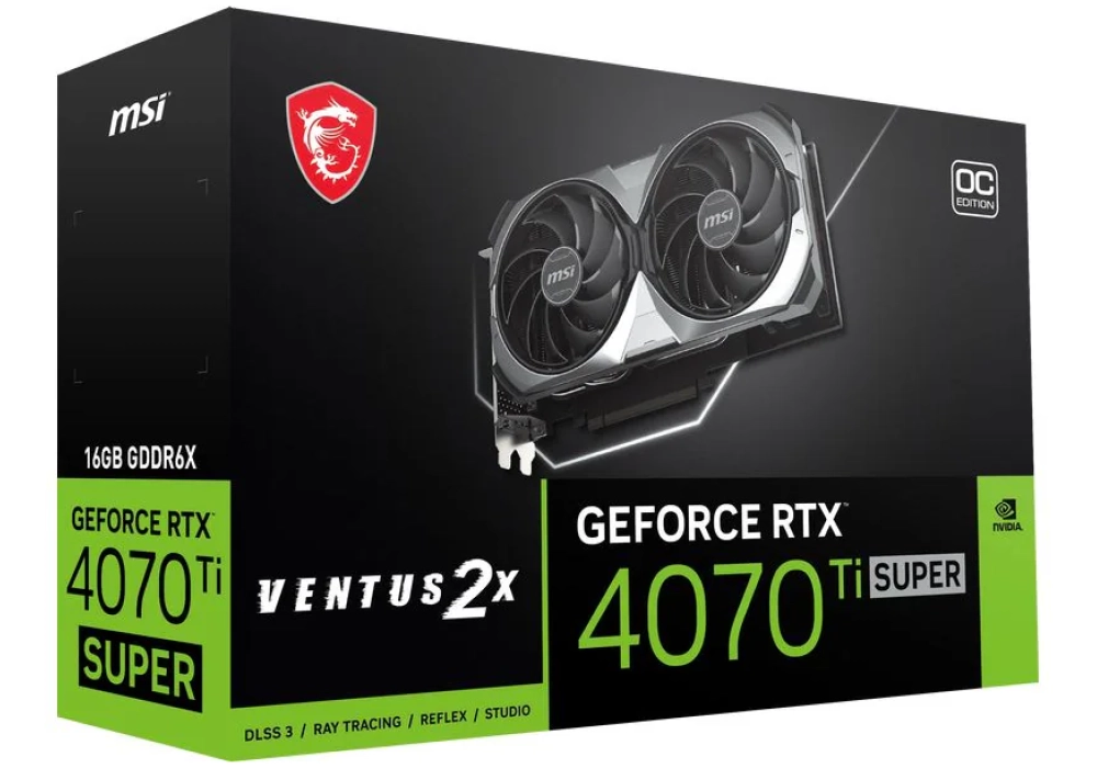 MSI GeForce RTX 4070 Ti Super Ventus 2X OC