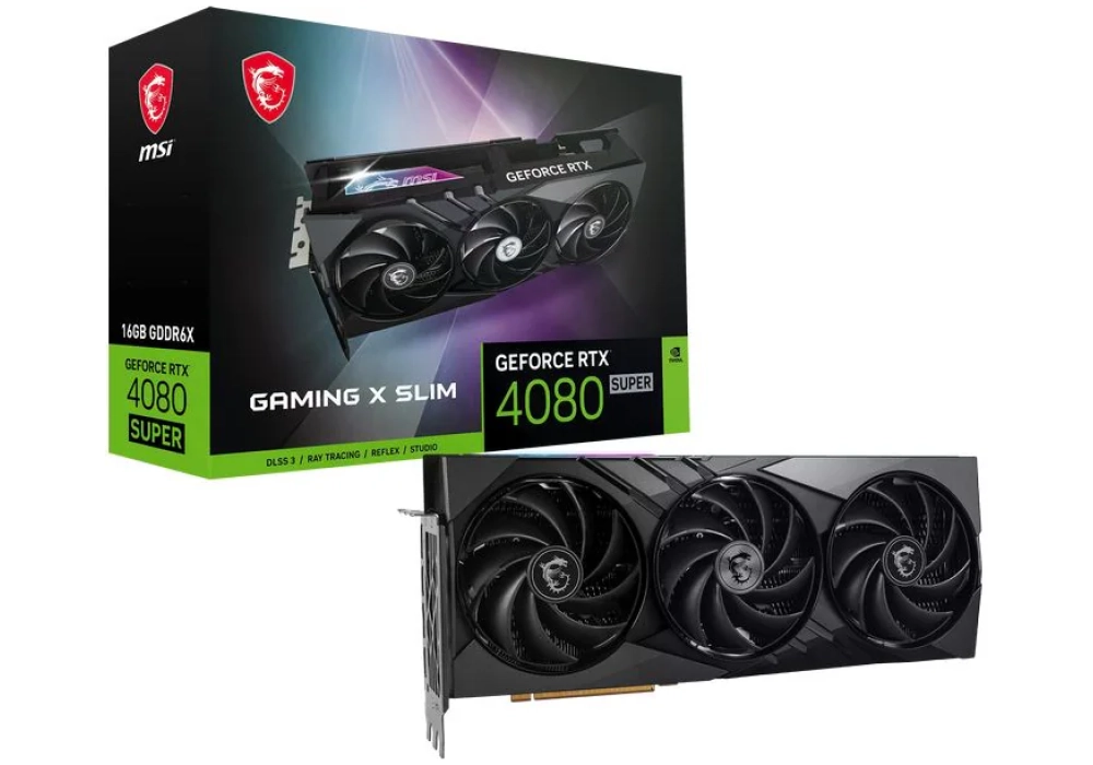 MSI GeForce RTX 4080 Super Gaming X Slim 16 GB