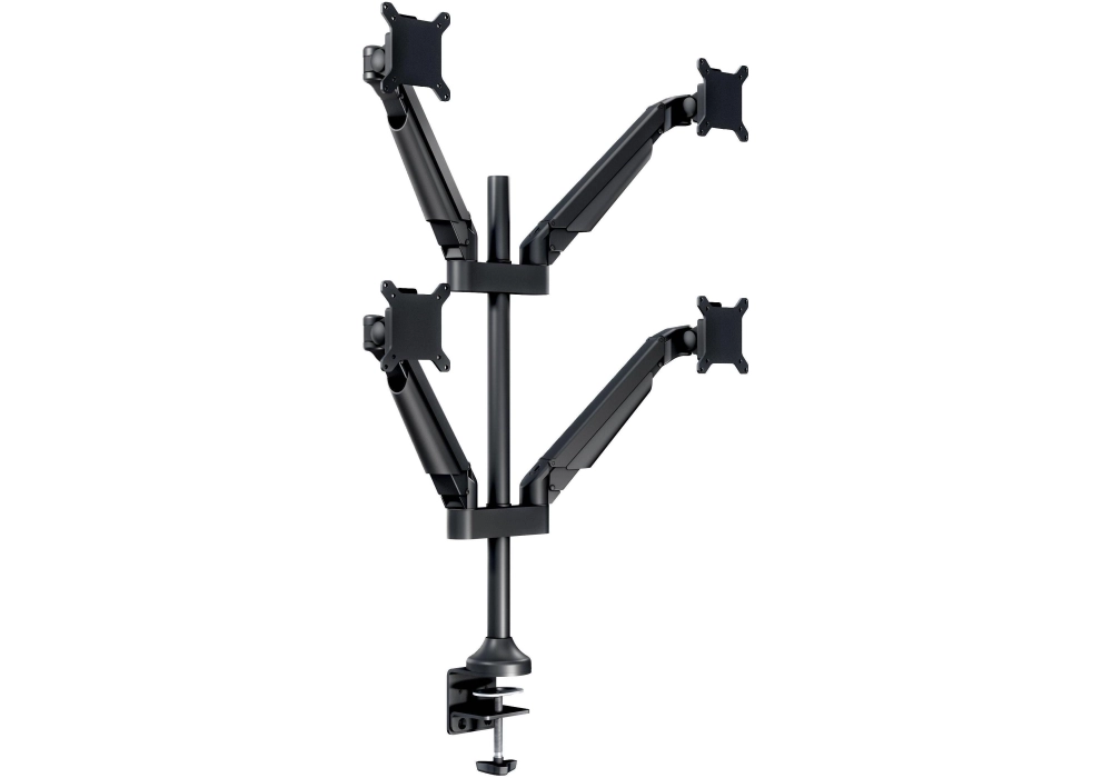 Multibrackets Supports de table Gas Lift Arm Quad jusqu'à 10 kg