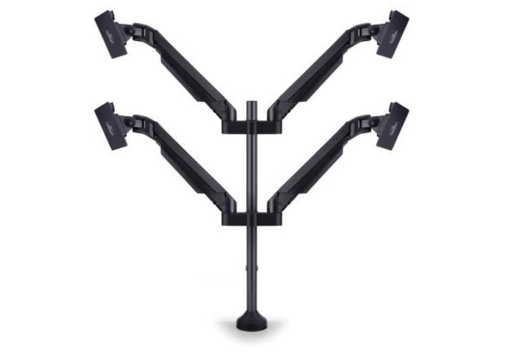 Multibrackets Supports de table Gas Lift Arm Quad jusqu'à 21 kg