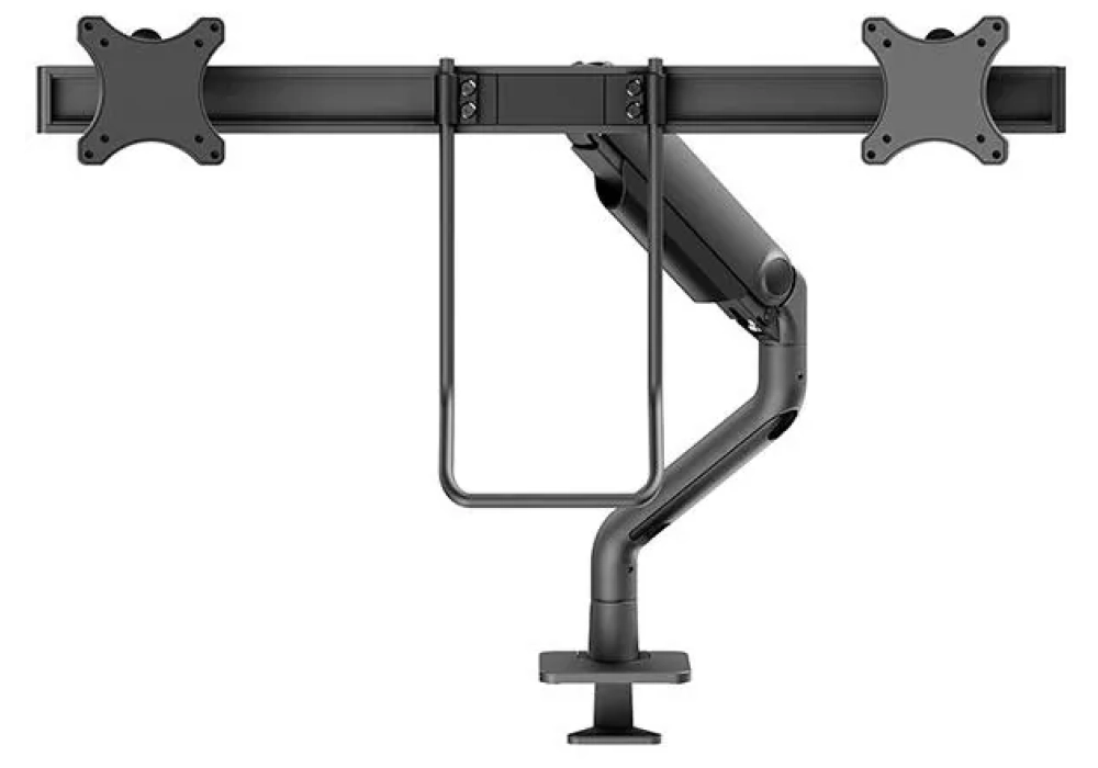 NEOMOUNTS Supports de table DS75S-950BL2 jusqu’à 8 kg – Noir