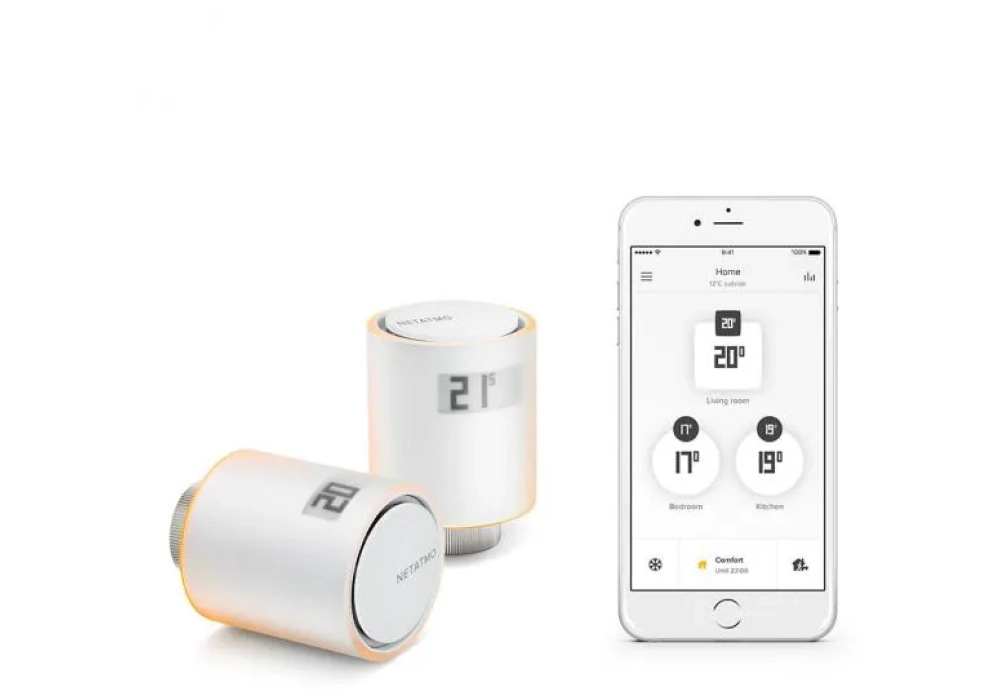 Netatmo Comfort Thermostat intelligent 3 pièces